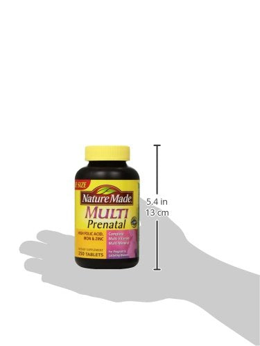 Nature Made Prenatal Multi, 250 Tablets, Folic Acid + 17 Prenatal Vitamins & Minerals Nature Made