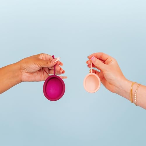 Pixie Cup 2 Menstrual Discs - Most Comfortable Reusable Period Discs - Removable Stem Pixie Cup