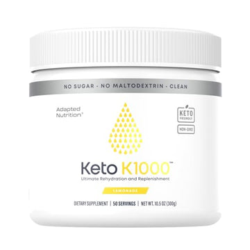 Hi-Lyte Keto K1000 Electrolyte Powder | Lemonade | Hydration Supplement Drink Mix 