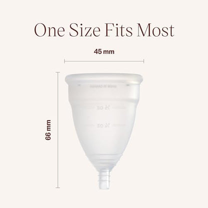 DivaCup - BPA-Free Reusable Menstrual Cup - Leak-Free Feminine Hygiene - Tampon and Pad