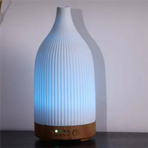 Coolego Ceramic Diffuser, 100ml Essential Oil Diffuser Ultrasonic Cool Mist Aromatherapy Diffuser Coolego