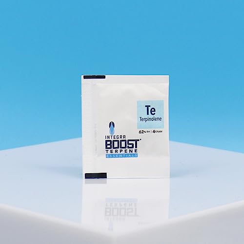Integra Boost - Terpinolene Infusion - 4 Gram Terpene Essentials Two-Way Humidity Control at 62 Percent RH Integra Boost