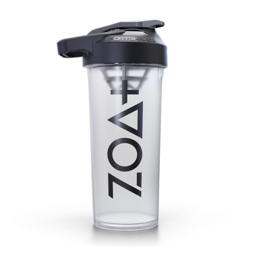 ZOA+ Pre-Workout Powder & Shaker Bottle Bundle, Wild Berry