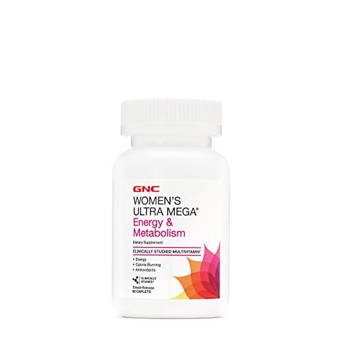 GNC Womens Ultra Mega Energy and Metabolism Multivitamin for Women, 90 Count
