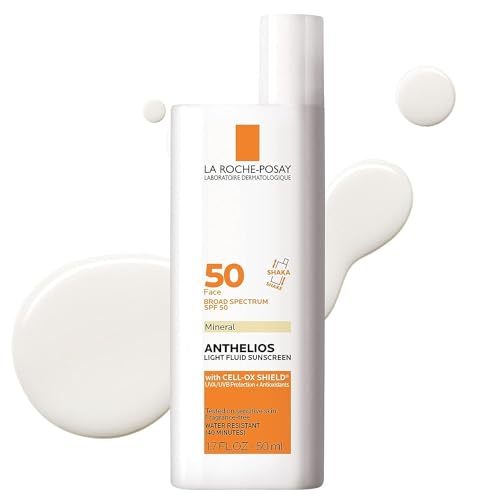 La Roche-Posay Anthelios Mineral Ultra-Light Face Sunscreen SPF 50, Zinc