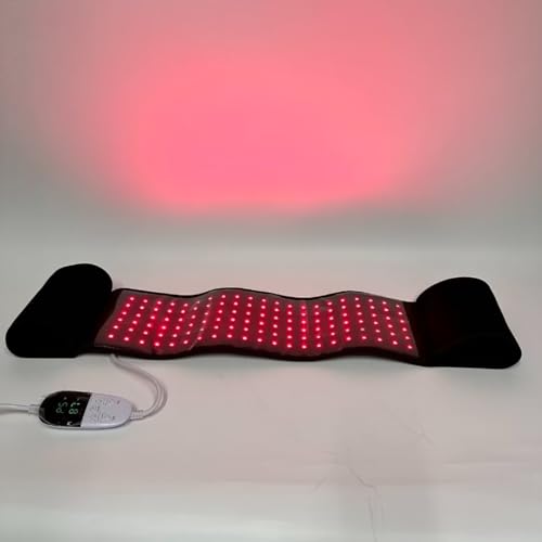 Red Light Therapy Belt, 2 in 1 LED Red & Infrared Light Therapy Flexible Wearable Pad for Body Back Okyna