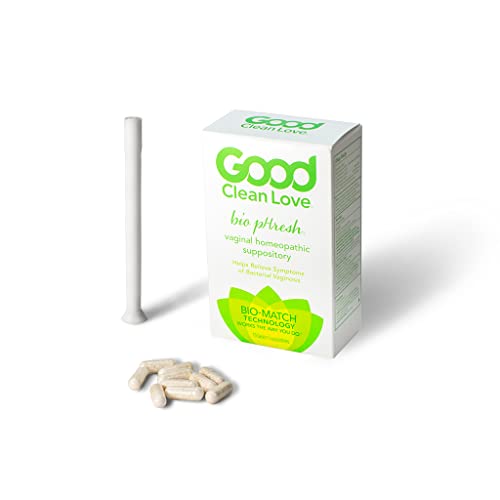 Good Clean Love BioPhresh Vaginal Suppository, Relieves Itching and Irritation and ReBalance Moisturizing Good Clean Love