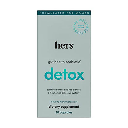 Hers Detox Supplement - Women's Probiotic Supplement for Detoxing - Helps Support 