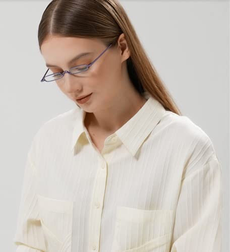 Viseng 2 Pairs Slim Pocket-Sized Metal Reading Glasses: Your Stylish Travel Companion