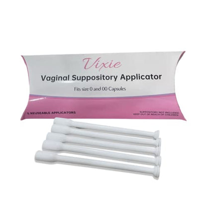 Vaginal Suppository Applicators for Women Disposable Fits Size 0 and 00 Capsules - Individually Wrapped
