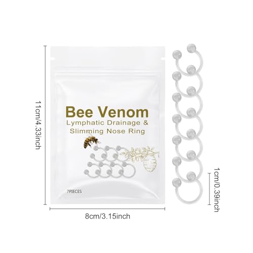 Beee Venom Lymphatic Drainage & Slimming Nose Ring (3 Packs) Diameleo