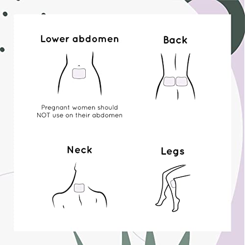 LILAS Period Cramps Pain Relief Patch - Pack of 10 LILAS