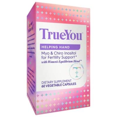 TrueYou Helping Hand-with Caronositol Fertility - Myo & Chiro Inositol for Fertility Support TrueYou
