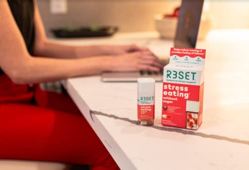 R3SET Stress Eating Daily Supplement Capsules – Apple Cinnamon – 28ct R3SET