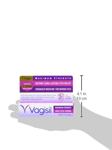 Vagisil Maximum Strength Anti Itch Creme, 1 Ounce Vagisil