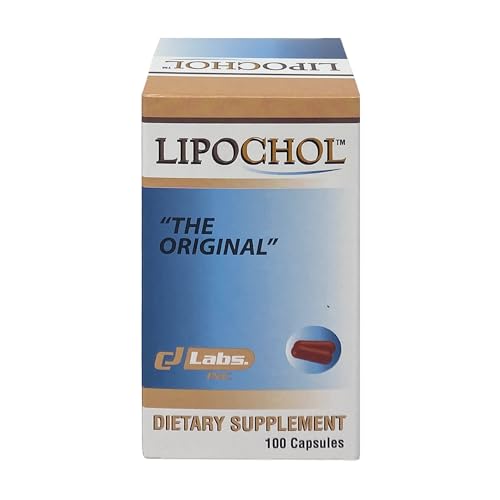 LIPOCHOL, Liver Health, Vitamin and Nutrient Boost (100 Capsules/Pack of 1)
