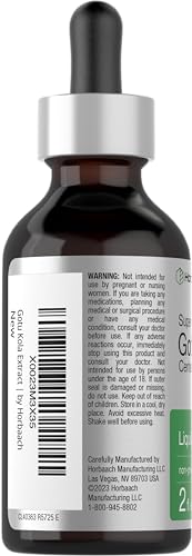 Gotu Kola Extract | 2 fl oz | Alcohol Free | Super Concentrated Liquid Herb Supplement