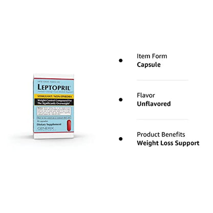 GENERIX LABORATORIES Leptopril- Dietary Supplement and Acute Metabolic Regulator