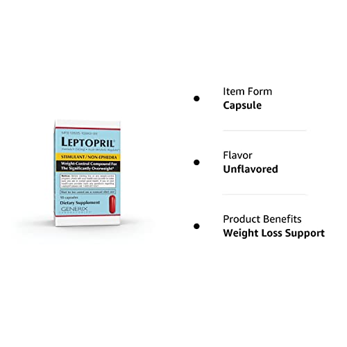 GENERIX LABORATORIES Leptopril- Dietary Supplement and Acute Metabolic Regulator