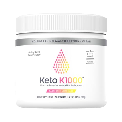 Hi-Lyte Keto K1000 Electrolyte Powder | Raspberry Lemon | Hydration Supplement Drink 