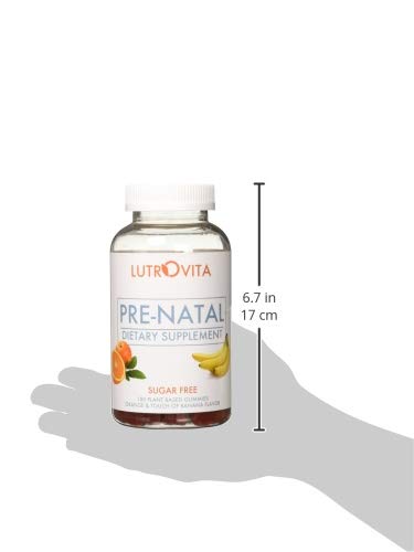 Lutrovita Sugar Free Pre-Natal Orange & Touch of Banana, 180 Count Lutrovita