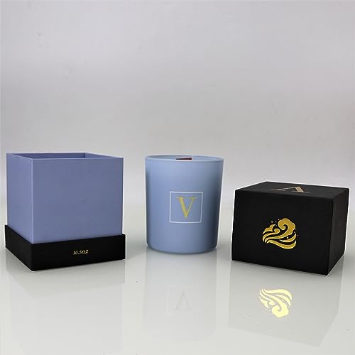 Vantage Venue - Premium Quality Wooden Wick Scented Candles | Aromatherapy Soy Wax Candle