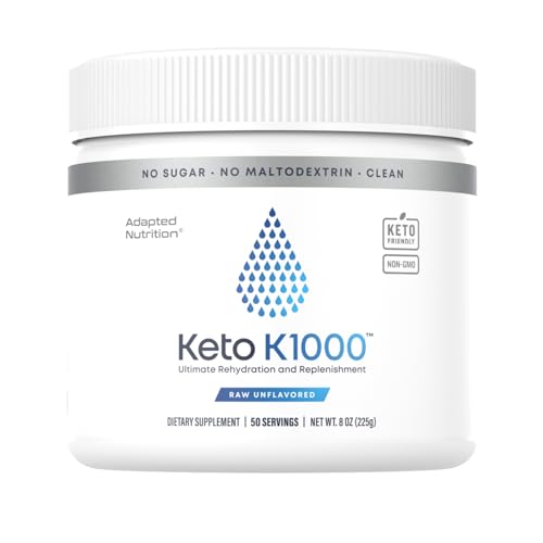 Hi-Lyte Keto K1000 Electrolyte Powder | Unflavored | Hydration Supplement Drink Mix