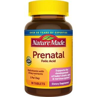 Nature made prenatal vitamin 90ct