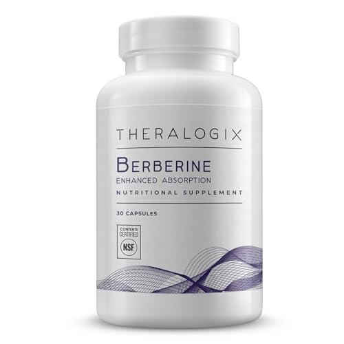Theralogix Berberine Enhanced Absorption - 30-Day Supply - Made with Berberine 