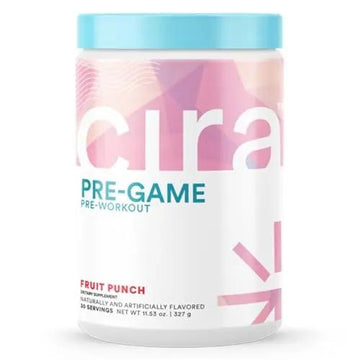 Cira Pre-Game Pre Workout Powder for Women - Preworkout Energy Supplement for Nitric