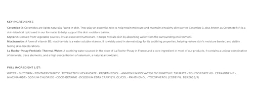 La Roche-Posay Toleriane Hydrating Gentle Face Cleanser, Daily Facial La Roche-Posay