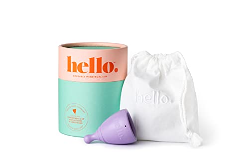 The Hello Cup Extra Small Menstrual Cup, BPA Free, Reusable, Hypoallergenic, Recyclable