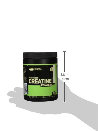 Optimum Nutrition Micronised Creatine Powder, 100% Pure Creatine Monohydrate Powder