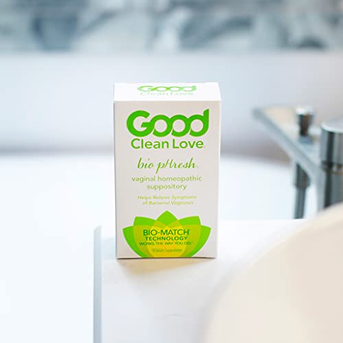 Good Clean Love BioPhresh Vaginal Suppository, Relieves Itching and Irritation and ReBalance Moisturizing Good Clean Love