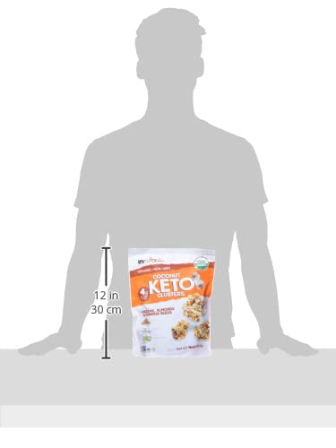 Inno Foods Organic Coconut Keto Cluster (Net Wt 16 Ounce), (Pack of 2)