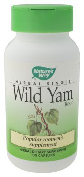 Natures Way Premium Herbal Wild Yam Root Capsules For Women - 100 Ea (pack of 1) Nature's Way