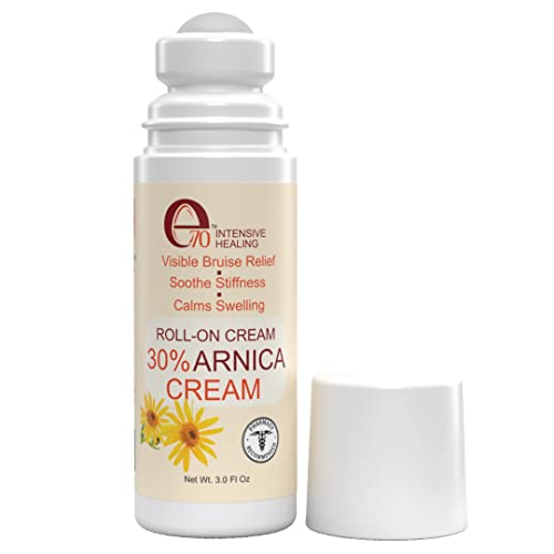 e70 Arnica Roll-On for Visible Bruise Relief, soothes Stiffness, Calms Swelling Advanced Formula 