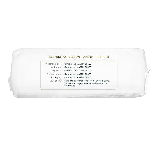 Eco by Naty Panty Liners for Women – Liners for Daily use, Eco-Friendly Women’s Thin Discreet Panty Eco by Naty