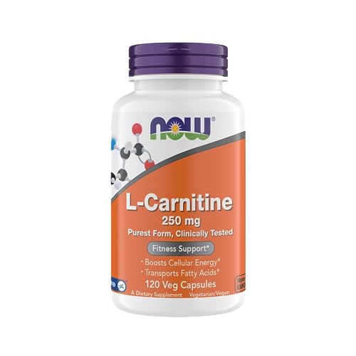 Now Supplements, L-Carnitine 250 mg, Purest Form*, Amino Acid*, Fitness Support*