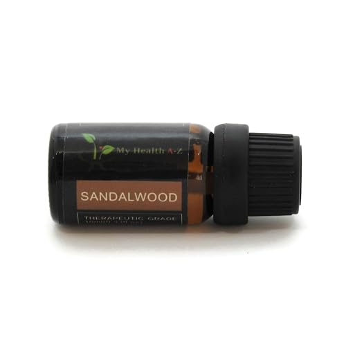 My Health A-Z Sandalwood Essential Oil, Organic 10ml (Santalum Album) Extracted My Health A-Z