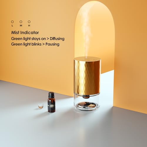 Airversa Waterless Diffuser for Essential Oil 100ml Capacity Battery Operated Aromatherapy Airversa