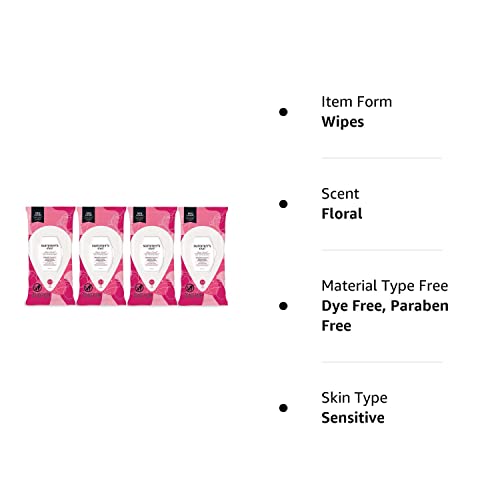 Summer's Eve Sheer Floral Daily Refreshing Feminine Wipes, Removes Odor, pH balanced Summer's Eve