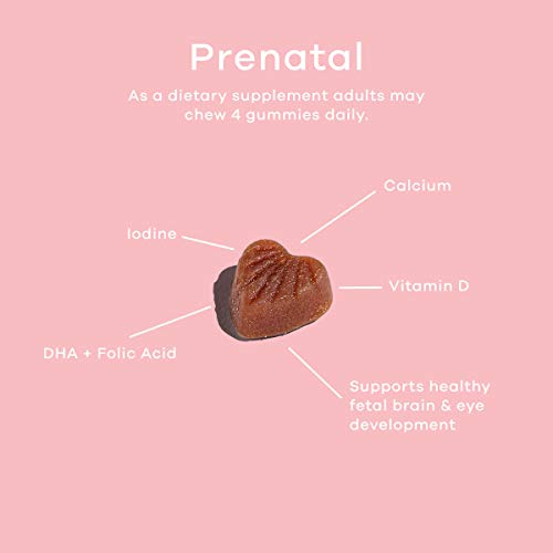 Salaam Nutritionals Halal Prenatal Gummy Multivitamins, Low Sugar, 800 mcg Folate, Methylcobalamin Salaam Nutritionals