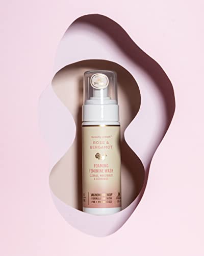 Honestly pHresh Natural Prebiotic & Probiotic Foaming Feminine Wash, pH Balanced with Essential Minerals Honestly pHresh