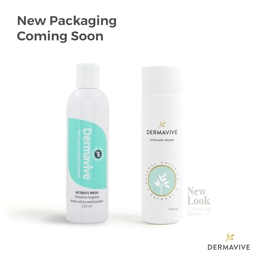 Dermavive Intimate Wash, Gentle Feminine Cleanser for Women, Soap-Free Feminine Hygiene Wash Dermavive