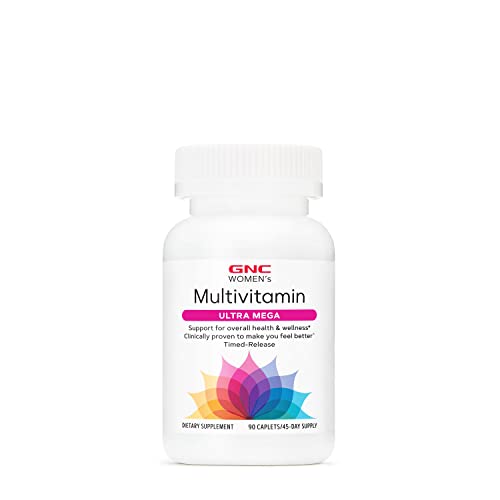 GNC Women's Ultra Mega Multivitamin | Supports Overall Health and Wellness in Women