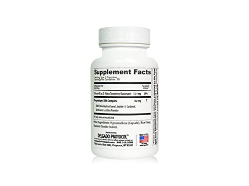 Delgado Protocol - Estro Block Estrogen Balance Supplement - Maintain Clear Skin, Body Defenses
