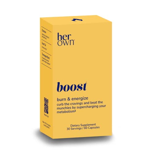 her own Boost, Helps Boost Energy, Supports Metabolism, Proprietary Thermogenic Blend