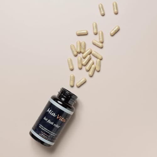 FEMMEPHARMA Mia Vita Hot Flash Supplements for Menopause Natural Hormone Regulation