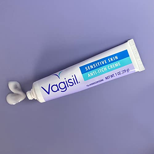 Vagisil Maximum Strength Feminine Anti-Itch Cream for Women, Sensitive Skin Formula with Hydrocortisone